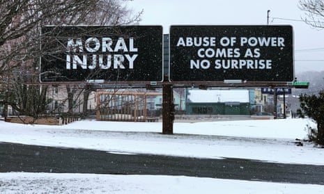 Resonant with meaning … Jenny Holzer’s Abuse of Power Comes As No Surpise and Moral Injury in North Adams Massachusetts in January 2021. 