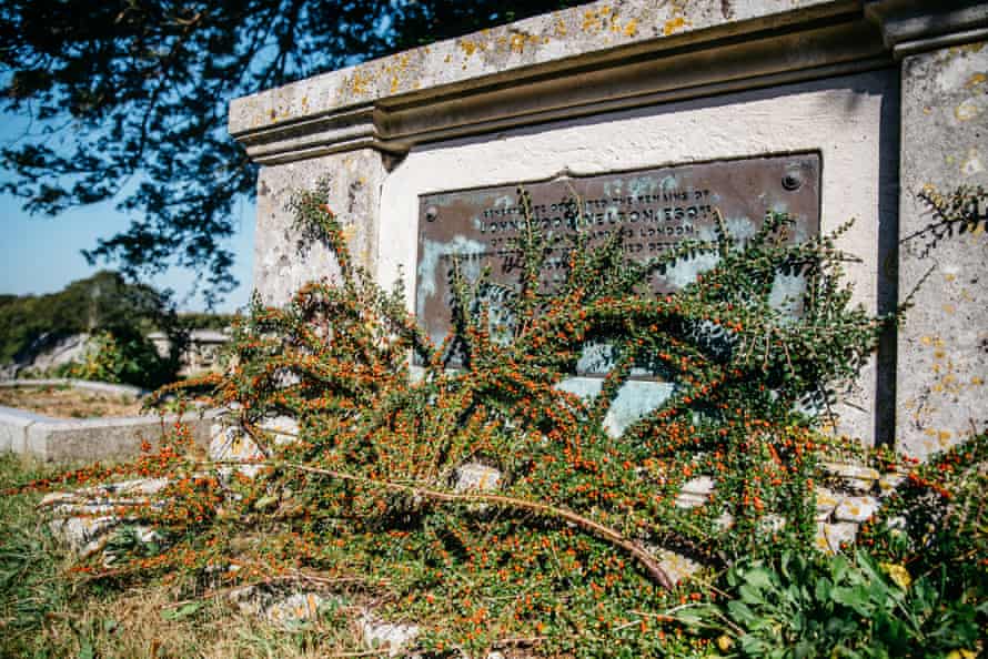 The churchyard at St Pancras Church, Plymouth.