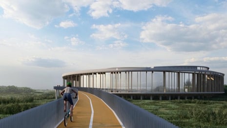 See the plans for Brompton's new £100m factory on stilts – video 