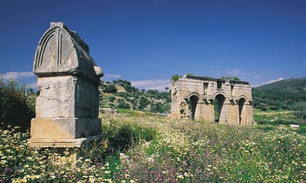 Ancient tomb in Patara.