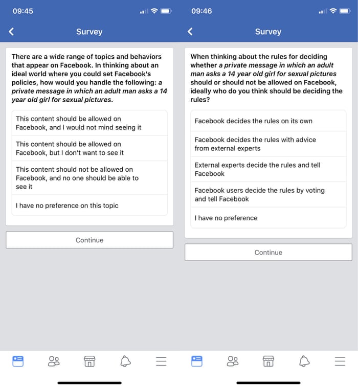 Facebook Questionnaire Facebook Questionnaire