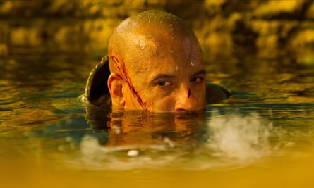 Vin Diesel in Riddick.
