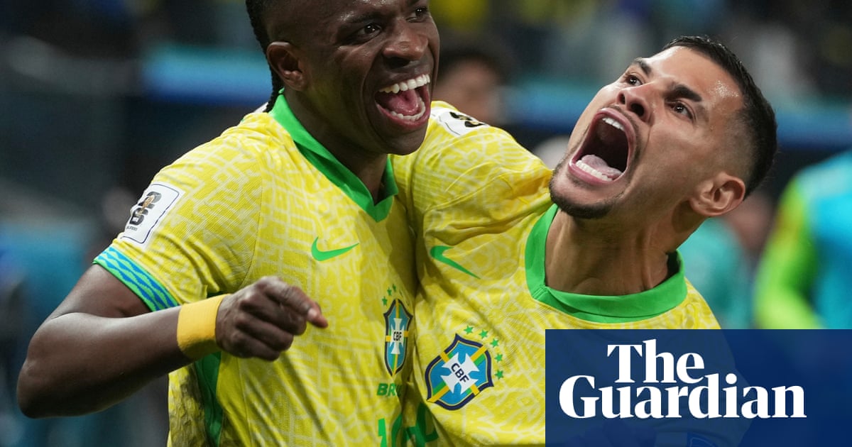 Vinicius books Brazil's place at World Cup as Ancelotti plays with four forwards