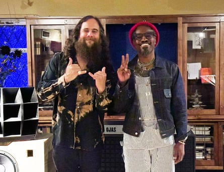 With André 3000 at The Philosophical Research Society in Los Angeles, November 2023.