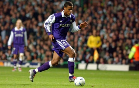 Vincent Kompany, seen here playing in 2003, started his career at Anderlecht.
