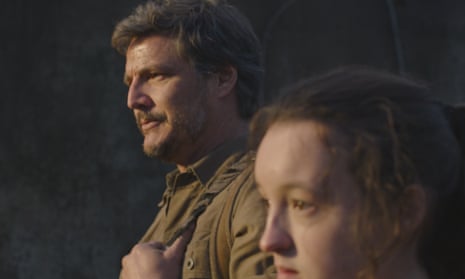 It burrows under the skin … Ellie (Bella Ramsey) and Joel (Pedro Pascal) in The Last of Us.