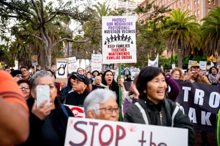 A rally against ICE raids in San Francisco in October. People across the city have been organizing to protect immigrants.
