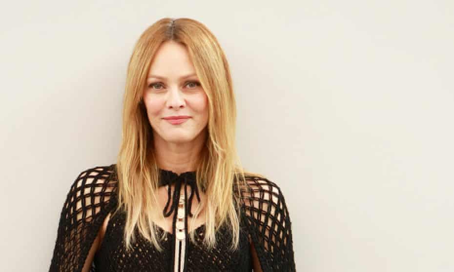 Vanessa Paradis at a Chanel show this month