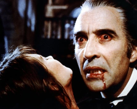 Christopher Lee in Dracula, 1972.