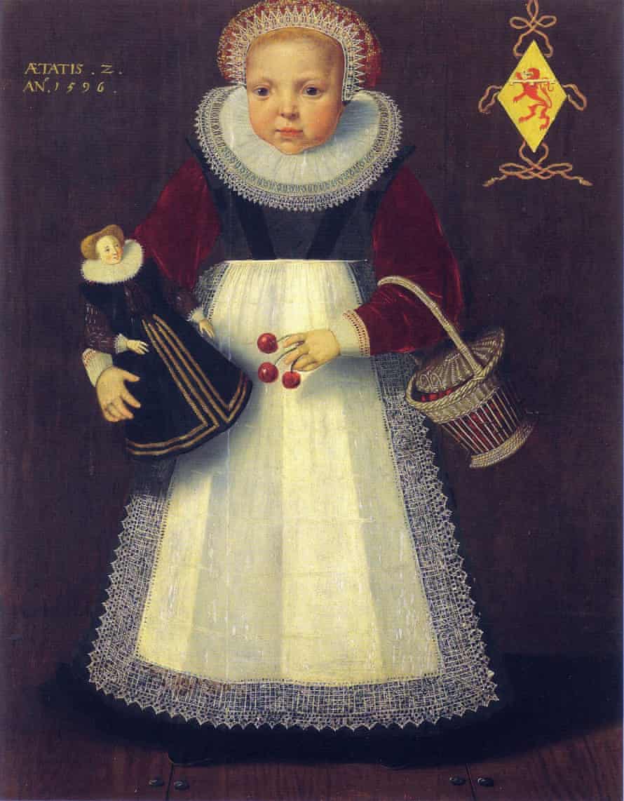 Playtime … a girl and her doll, 1596.