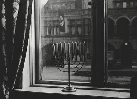 Rosi Posner’s 1931 image of the candlestick marking the  festival of Hanukah
