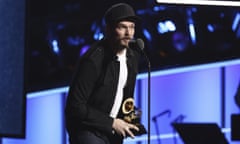 Steven William Johnson pictured at the Grammy awards, 28 January 2018.