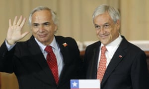 Sebastian Piñera, right, presents Andres Chadwick as his new interior minister. 2463.jpg?w=300&q=55&auto=format&usm=12&f