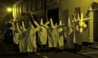KKK garb on Northern Irish streets - then a swift display of unity