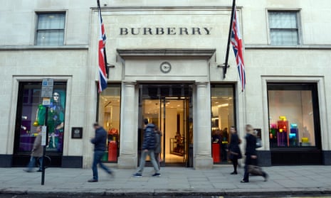 A Burberry store on New Bond Street, London