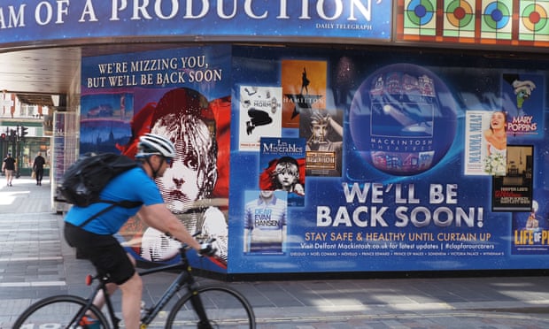 A West End theatre during the coronavirus outbreak, London, 22 June 2020