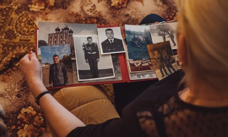 Natalya’s photographs of her brother, Alexander, who was killed while fighting in Ukraine in November.