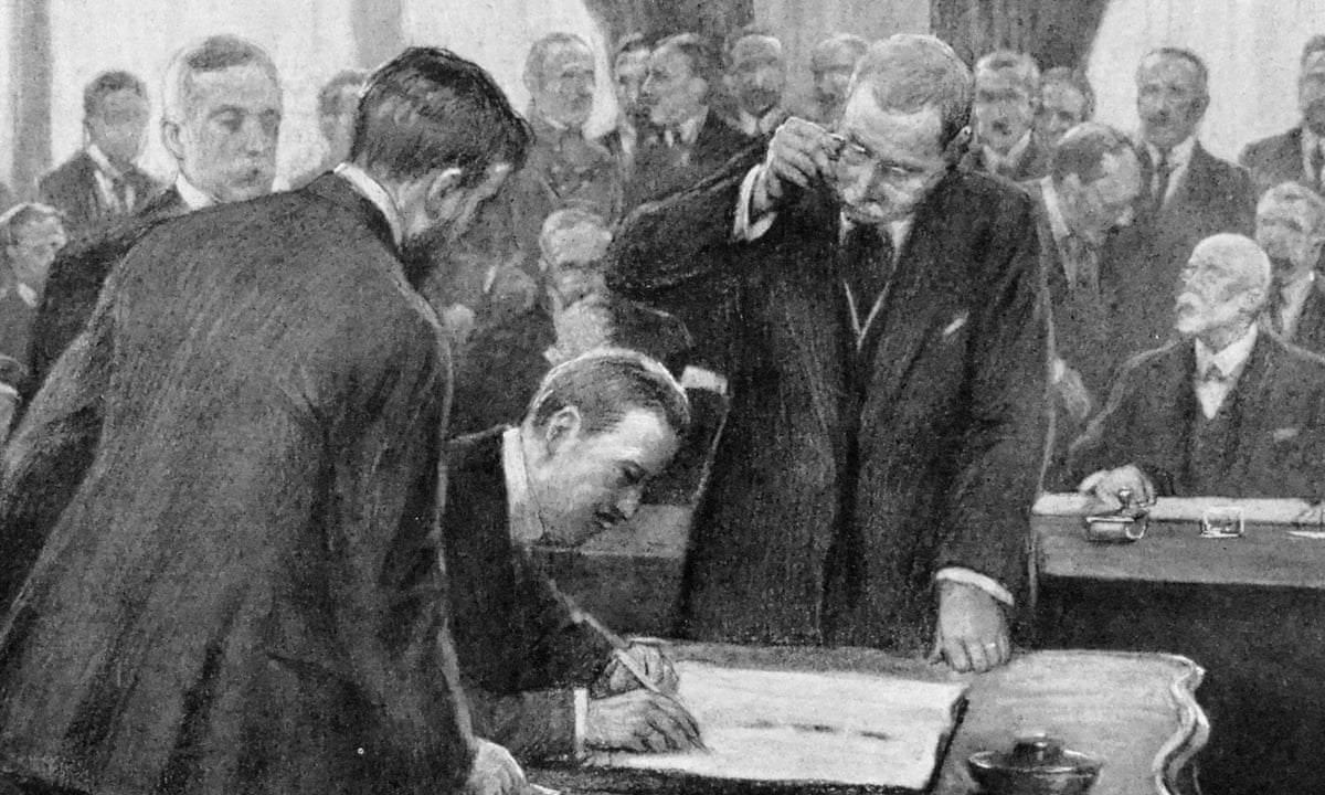 The Treaty of Versailles went into effect