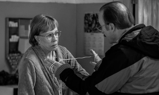Carol Burnett as Marion and Odenkirk as Gene Takavic.