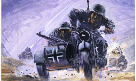 Front cover painting for Crack of Doom (1968) by artist Graham Coton