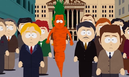 Rob Schneider as a carrot. Da derp.
