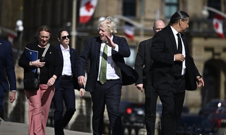 Boris Johnson in Ottawa