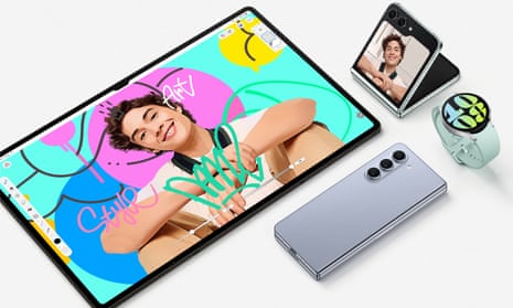 Samsung Mobile Sex Video - Samsung Galaxy Z Flip 5 and Z Fold 5: upgraded folding phones launched |  Samsung | The Guardian