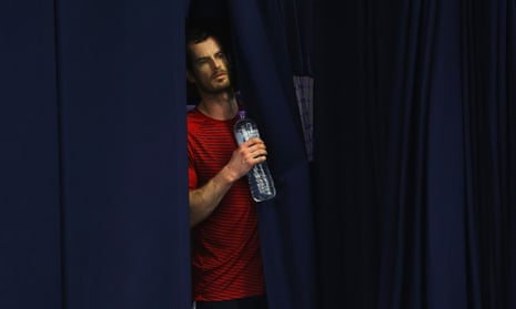Andy Murray at the Battle of the Brits Premier League of Tennis last week in London