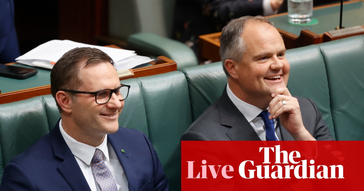 Australia Politics Live: Ted O’brien Ejected From Question Time Aft...