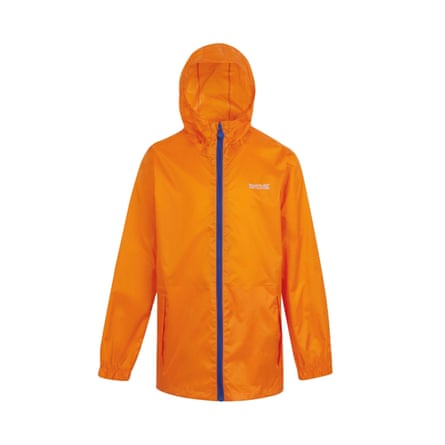 Regatta Kids’ Pack It Waterproof Packaway Jacket | Orange