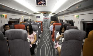 Second class on the Vibrant Express.