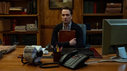 Matthew Rhys in Widow’s Bay, premiering on 29 April on Apple TV.