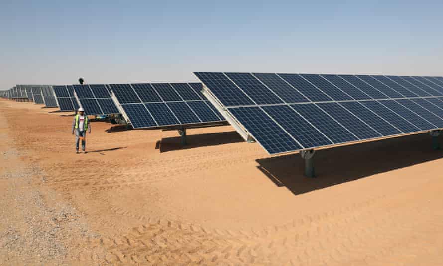 Benban Solar Park in Aswan, Egypt