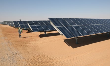 Benban Solar Park in Aswan, Egypt