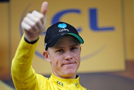 Chris Froome still heading toward victory in Paris.