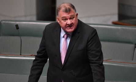 Liberal party backbencher Craig Kelly speaks in parliament