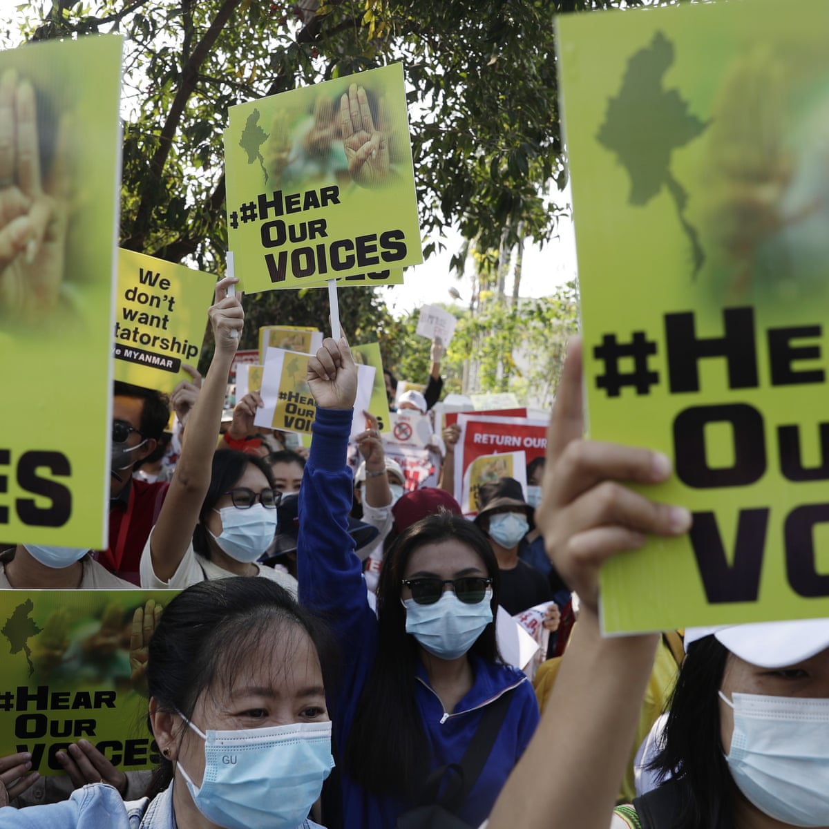 With Vpns And Fancy Dress Myanmar Youth Fight Turning Back Of The Clock Myanmar The Guardian