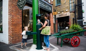 One of the new drinking fountains installed in Borough Market.