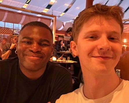 Tope and Eden on their date