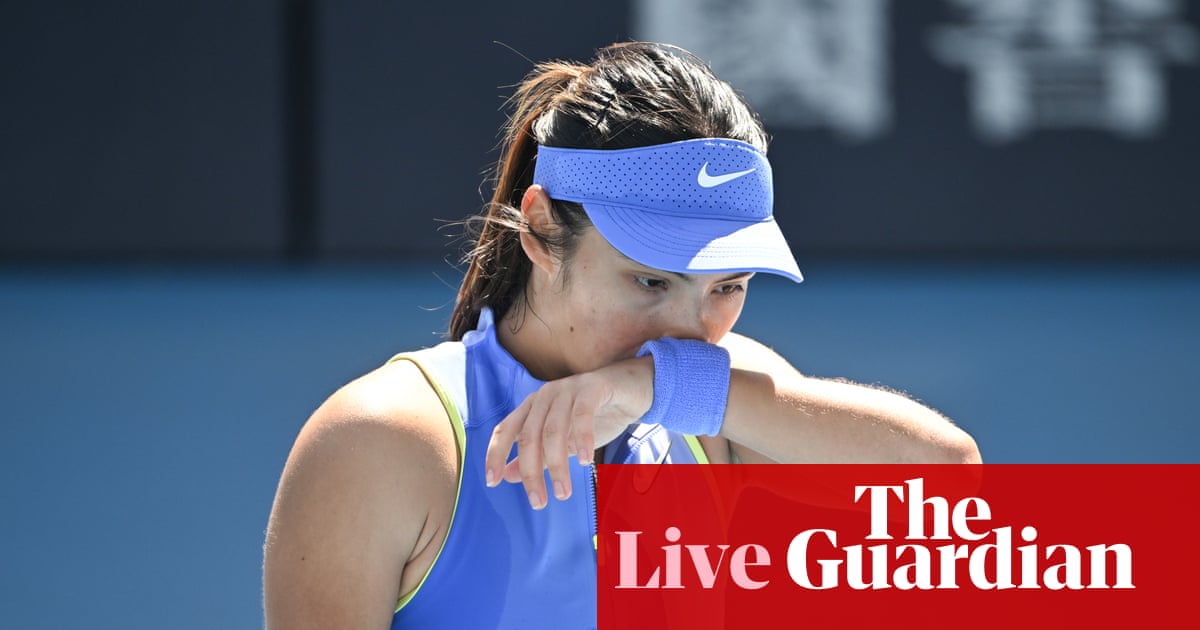 Australian Open 2026: De Minaur and Andreeva in action, Raducanu crashes out live