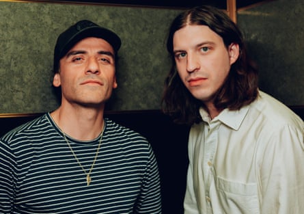 Fragoso with Oscar Isaac.