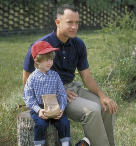 Osment with Tom Hanks in Forrest Gump.
