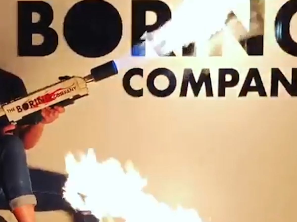 Don T Buy My Flamethrowers Says Elon Musk Where S The Fun In That Elon Musk The Guardian