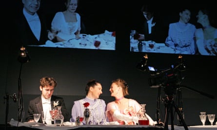 Paul Ready, Kate Duchene and Liz Kettle in Waves at the National Theatre (2006)