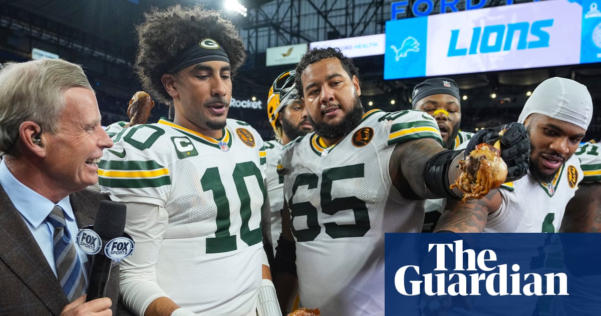 Packers top fading Lions as Jordan Love throws four TDs in Thanksgiving clash