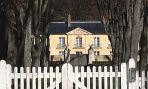 Macron is staying in La Lanterne, a presidential residence in Versailles