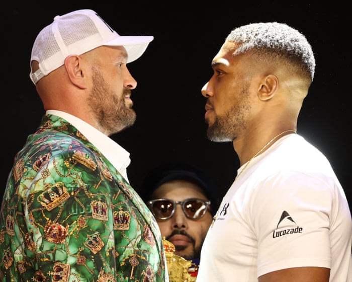 Quips, slights and a surprise twist: Anthony Joshua and Tyson Fury come face to face