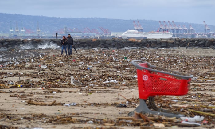 From paradise to landfill: beloved California beach covered in trash | California