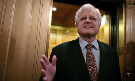 Senator Ted Kennedy in January 2006. Alito and Kennedy met the year previously regarding Alito’s nomination by George W Bush.
