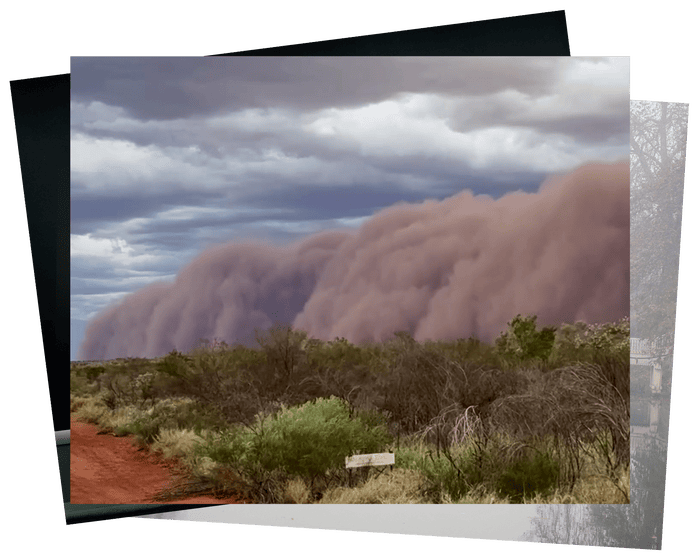 A fallen sculpture and a desert storm: photos of the day – Tuesday